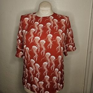 Numero Ventuno Jellyfish Print Blouse